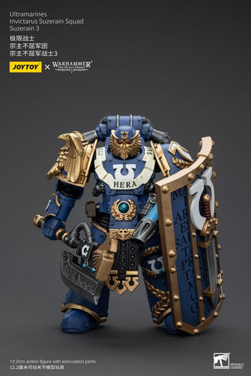 Ultramarines Invictarus Suzerain Squad Suzerain 3 Warhammer The Horus Heresy 1/18 Figurka 12 cm