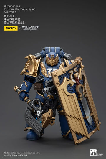 Ultramarines Invictarus Suzerain Squad Suzerain 5 Warhammer The Horus Heresy 1/18 Figurka 12 cm