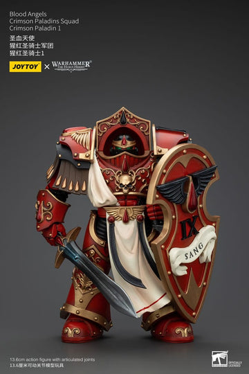 Blood Angels Crimson Paladins Squad Crimson Paladin 1 Warhammer The Horus Heresy 1/18 Figurka 14 cm