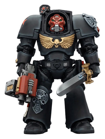 Black Templars Terminator 1 with Power Sword and Storm Bolter 1 Warhammer 40k 1/18 Figurka 14 cm