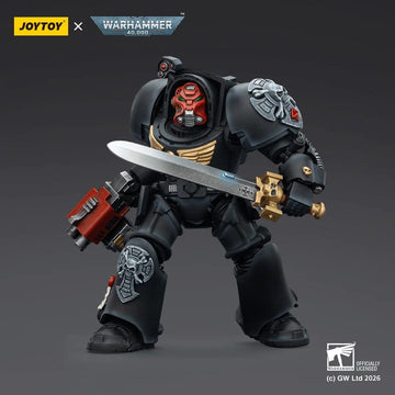 Black Templars Terminator 1 with Power Sword and Storm Bolter 1 Warhammer 40k 1/18 Figurka 14 cm
