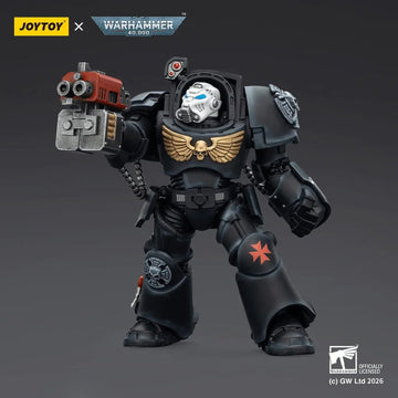Black Templars Terminator 2 with Power Fist and Storm Bolter Warhammer 40k 1/18 Figurka 14 cm