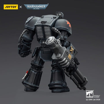 Black Templars Terminator 3 with Power Fist and Assault Cannon Warhammer 40k 1/18 Figurka 14 cm