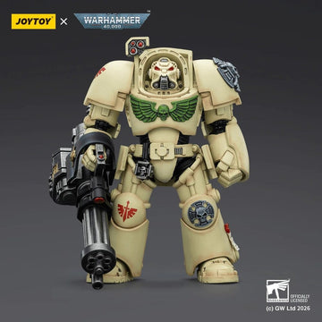 Dark Angels Deathwing Terminator 3 with Power Fist and Assault Cannon Warhammer 40k 1/18 Figurka 14 cm