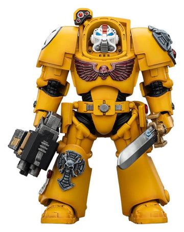 Imperial Fists Terminator 1 with Power Sword and Storm Bolter Warhammer 40k 1/18 Figurka 14 cm