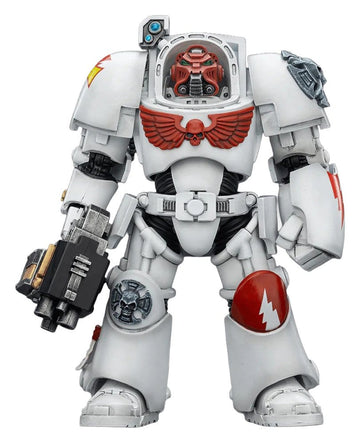 White Scars Terminator 2 with Power Fist and Storm Bolter Warhammer 40k 1/18 Figurka 14 cm