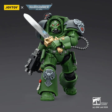 Salamanders Terminator 1 with Power Sword and Storm Bolter Warhammer 40k 1/18 Figurka 14 cm