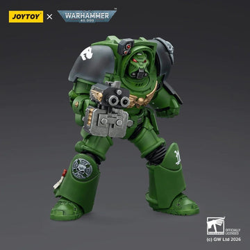 Salamanders Terminator 2 with Power Fist and Storm Bolter Warhammer 40k 1/18 Figurka 14 cm