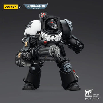 Raven Guard Terminator 3 with Power Fist and Assault Cannon Warhammer 40k 1/18 Figurka 14 cm