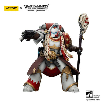 White Scars Stormseer Consulwith Force Staff and Bolt Warhammer 40k Figurka 12 cm