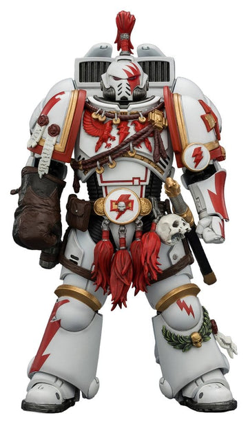 White Scars Assault Intercessor Champion Warhammer Game Edition 1/18 Figurka 13 cm