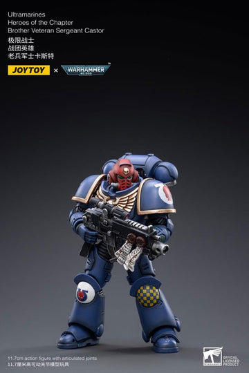 Ultramarines Heroes of the Chapter Brother Veteran Sergeant Castor Warhammer 40k 1/18 Figurka 12 cm