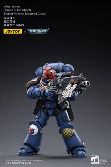 Ultramarines Heroes of the Chapter Brother Veteran Sergeant Castor Warhammer 40k 1/18 Figurka 12 cm