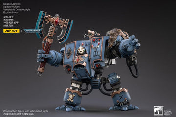 Space Marines Space Wolves Venerable Dreadnought Brother Hvor Warhammer 40k 1/18 Figurka 20 cm