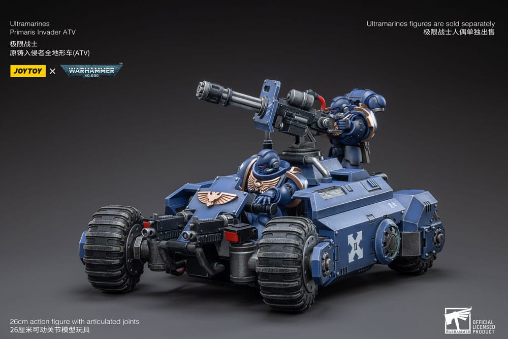 Ultramarines Primaris Invader ATV Warhammer 40k Vehicle 1/18 Figurka 46 cm