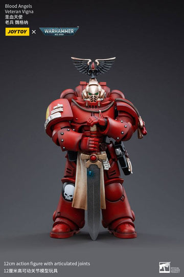 Blood Angels Veteran Vigna Warhammer 40k 1/18 Figurka 12 cm