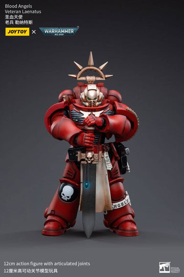 Blood Angels Veteran Laenatus Warhammer 40k 1/18 Figurka 12 cm