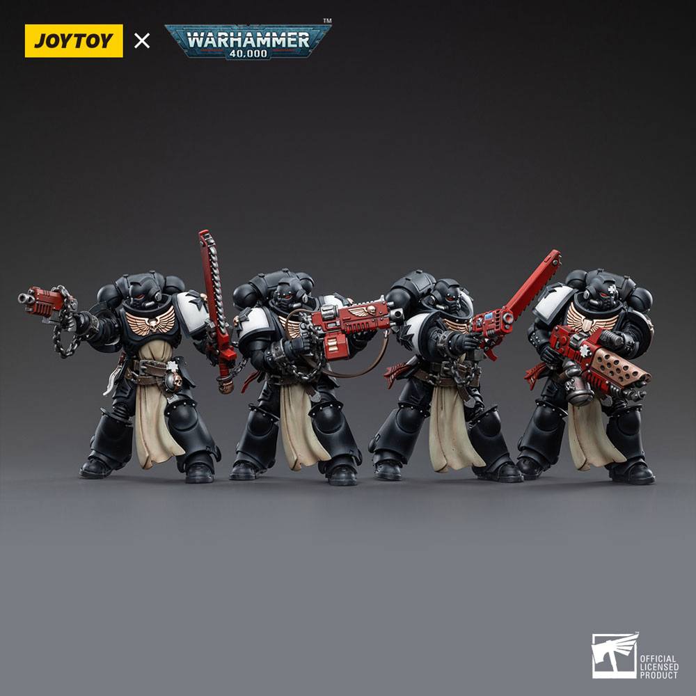 Black Templars Army Primaris Crusader Squad Warhammer 40k 4-Pack 1/18 Figurki 12 cm