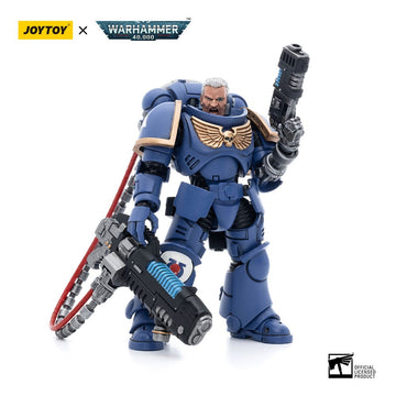 Ultramarines Hellblasters Sergeant Ulaxes Warhammer 40k 1/18 Figurka 12 cm