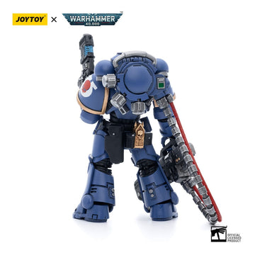 Ultramarines Hellblasters Sergeant Ulaxes Warhammer 40k 1/18 Figurka 12 cm