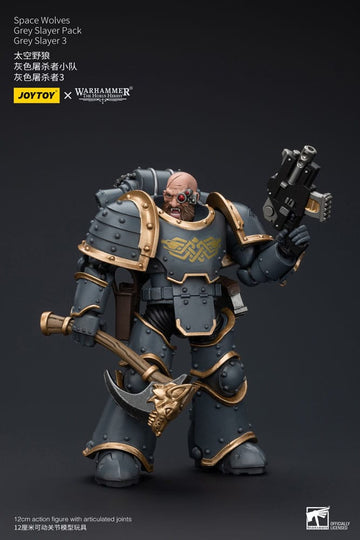 Space Wolves Grey Slayer Pack Grey Slayer 3 Warhammer The Horus Heresy 1/18 Figurka 12 cm