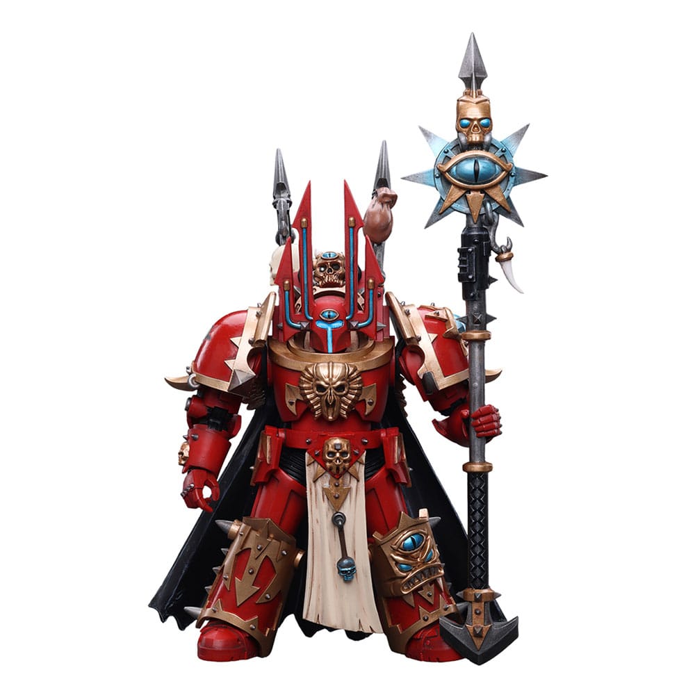 Chaos Space Marines Crimson Slaughter Sorcerer Lord in Terminator Armour Warhammer 40k 1/18 Figurka 12 cm