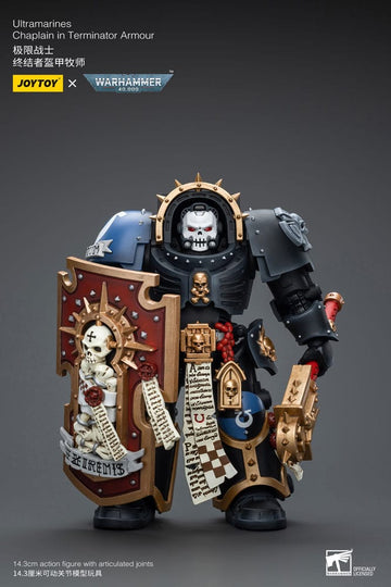 Ultramarines Chaplain in Terminator Armour Warhammer 40k 1/18 Figurka 12 cm