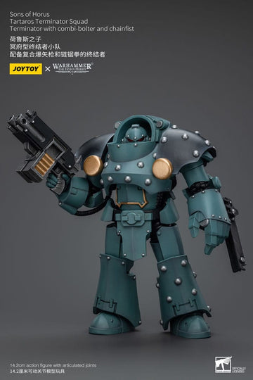 Tartaros Terminator Squad Terminator With Combi-Bolter And Chainfist Warhammer The Horus Heresy 1/18 Figurka 12 cm