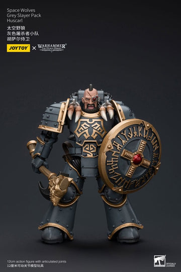 Space Wolves Grey Slayer Huscarl Warhammer The Horus Heresy 1/18 Figurka 12 cm