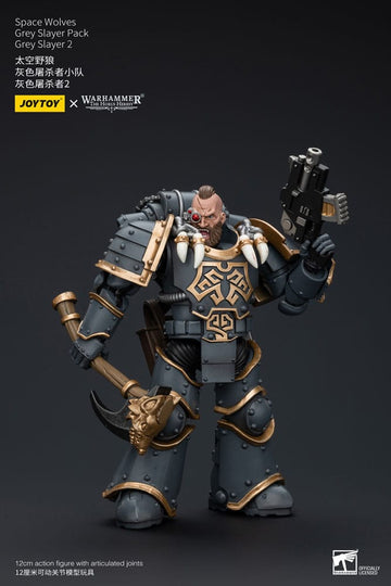 Space Wolves Grey Slayer Pack Grey Slayer 2 Warhammer The Horus Heresy 1/18 Figurka 12 cm