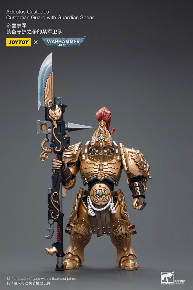 Adeptus Custodes Custodian Guard with Guardian Spear Warhammer 40k 1/18 Figurka 12 cm