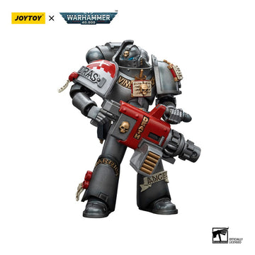 Grey Knights Strike Squad Grey Knight with Psycanno Warhammer 40k 1/18 Figurka 12 cm