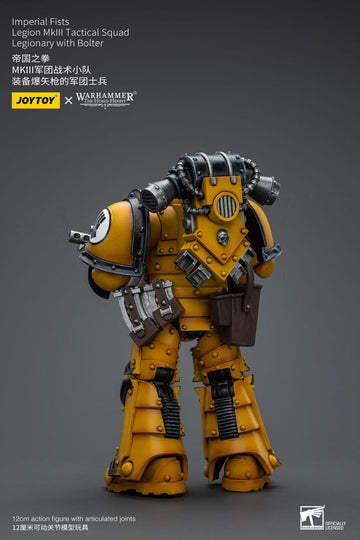 Imperial Fists Legion MkIII Tactical Squad Legionary with Bolter Warhammer The Horus Heresy 1/18 Figurka 12 cm