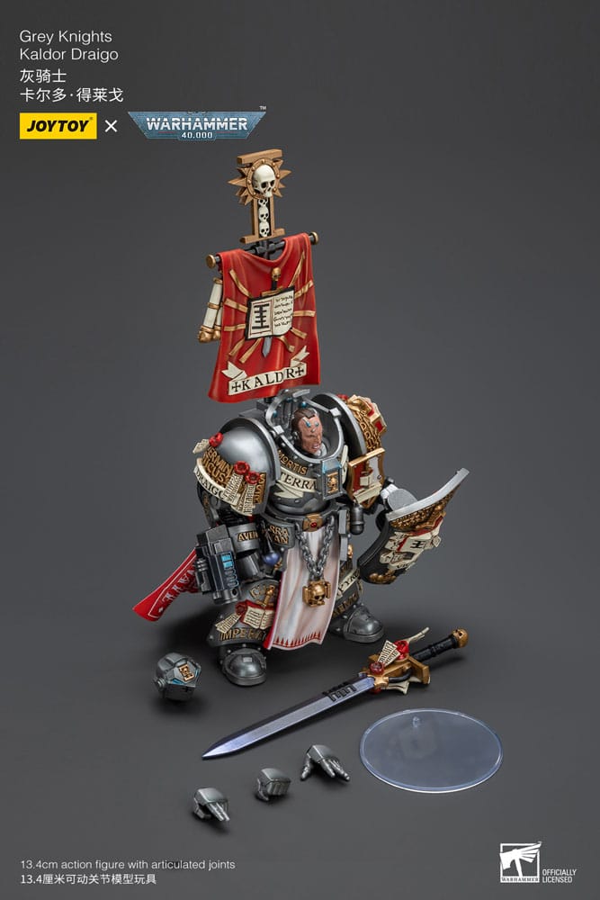 Grey Knights Kaldor Draigo Warhammer 40k 1/18 Figurka 12 cm