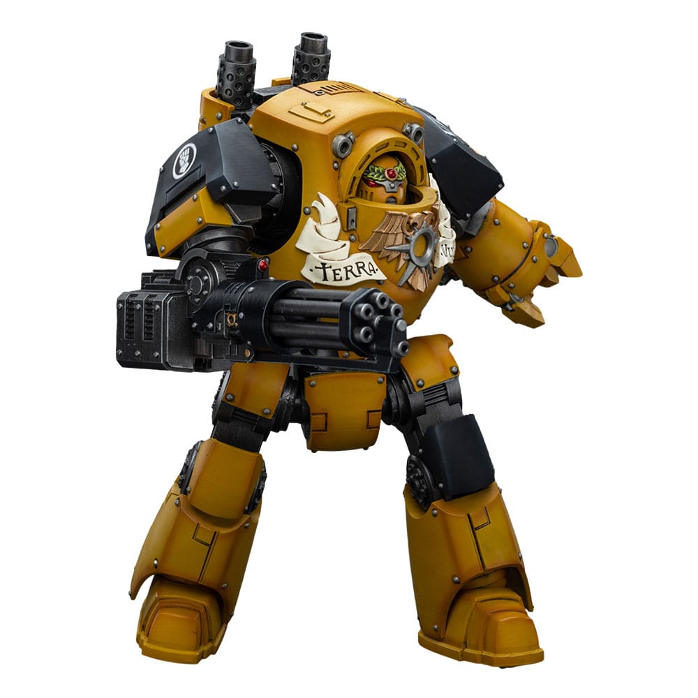 Imperial Fists Contemptor Dreadnought Warhammer The Horus Heresy 1/18 Figurka 12 cm