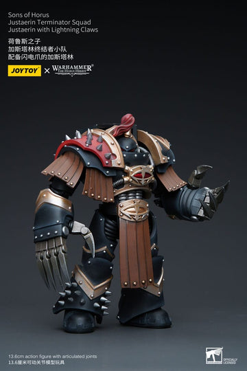 Sons of Horus Justaerin Terminator Squad Justaerin with Lightning Claws Warhammer The Horus Heresy 1/18 Figurka 12 cm