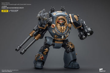 Space Wolves Contemptor Dreadnought with Gravis Bolt Cannon Warhammer The Horus Heresy 1/18 Figurka 12 cm