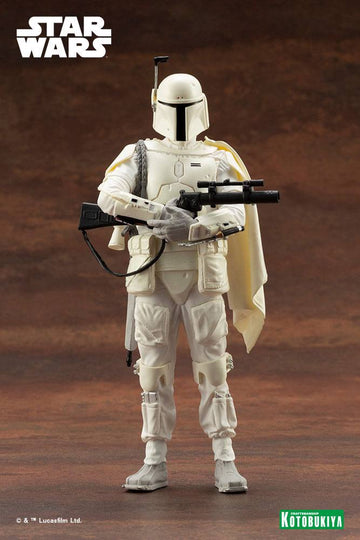 Boba Fett White Armor Star Wars ARTFX+ 1/10 Figurka 18 cm