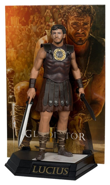 Lucius Gladiator II Movie Maniacs Figurka 16 cm