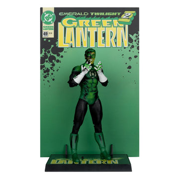 Green Lantern Emerald Twilight Gold Label DC Multiverse McFarlane Cover Recreations Figurka 18 cm