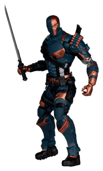 Deathstroke Arkham Origins DC Multiverse Figurka 19 cm