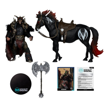 Spawn Bloodaxe with Horse DC Spawn: The Dark Ages 2-Pack Figurka 18 cm