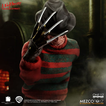 Freddy Krueger Nightmare On Elm Street 1/12 Figurka 17 cm