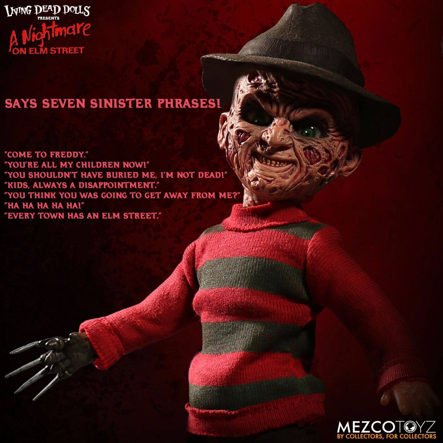 Freddy Krueger Nightmare on Elm Street Talking Figurka Mówiąca 25 cm