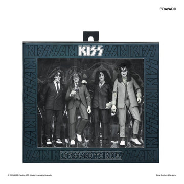 KISS Dressed to Kill Album Cover 4-Pack Figurki 18 cm