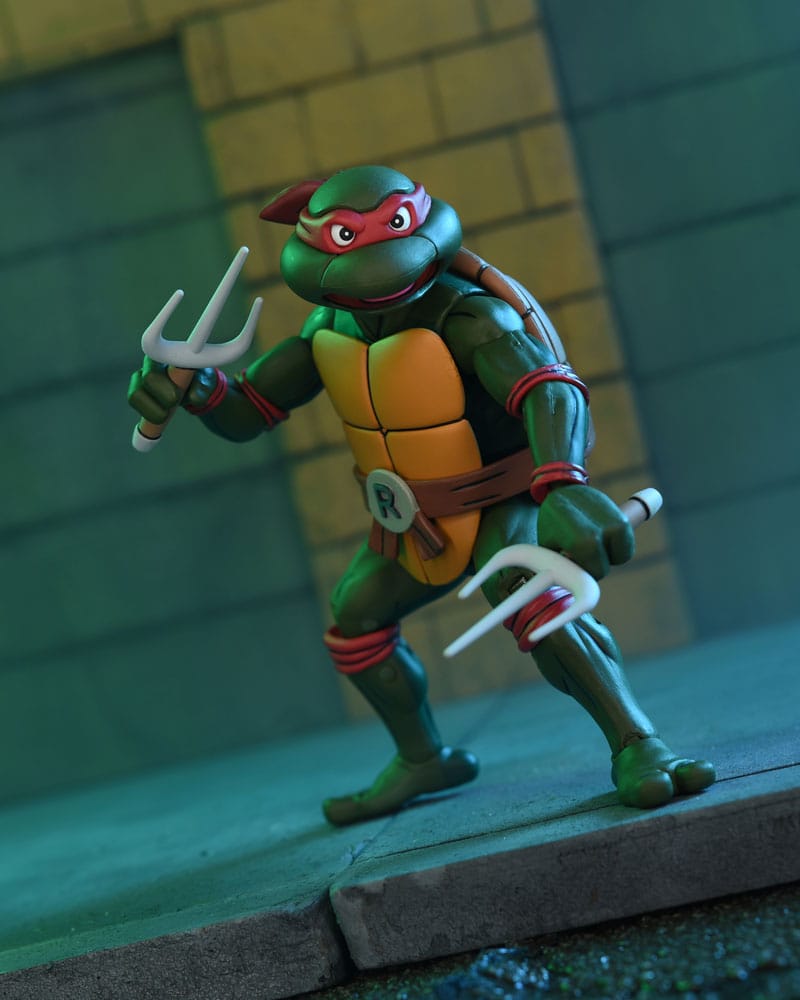 Raphael Teenage Mutant Ninja Turtles Cartoon Ultimate VHS Figurka 18 cm