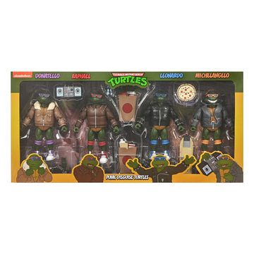 Teenage Mutant Ninja Turtles Cartoon 4-Pack Punk Turtles Figurki 18 cm