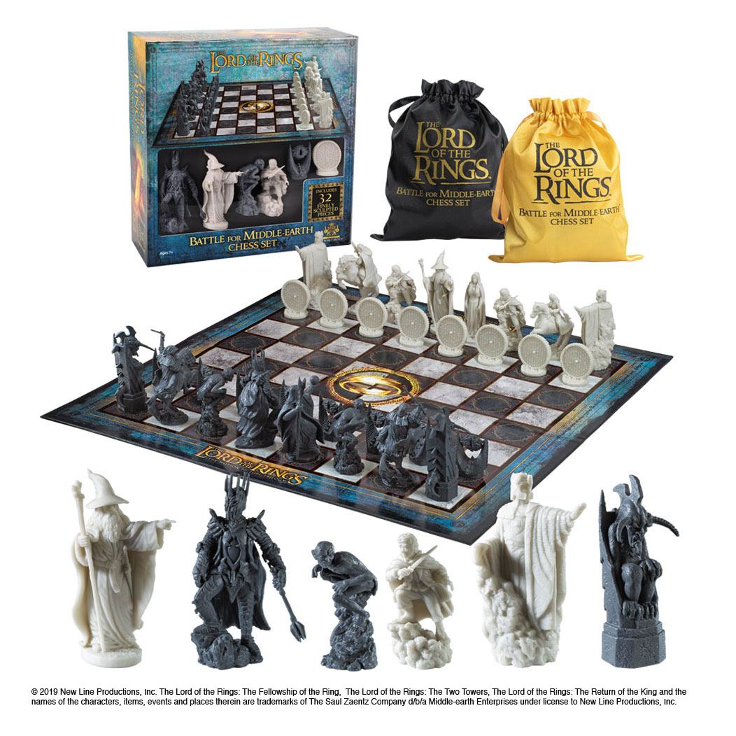 Lord of the Rings Chess Set Battle for Middle Earth Szachy