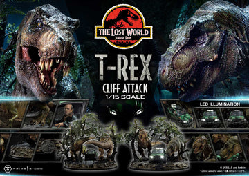 T-Rex Cliff Attack Jurassic World: The Lost World 1/15 Figurka 53 cm