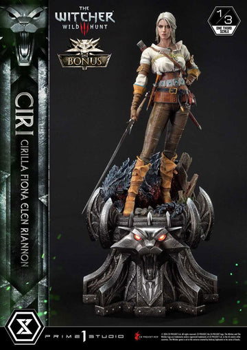 Ciri Fiona Elen Riannon The Witcher 3: Wild Hunt Museum Masterline Bonus Version 1/3 Figurka 81 cm